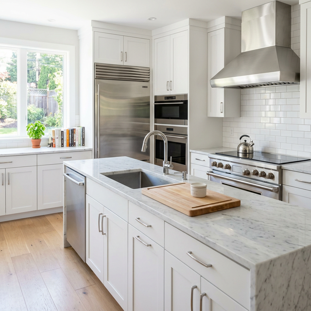 Clean and organized modern office